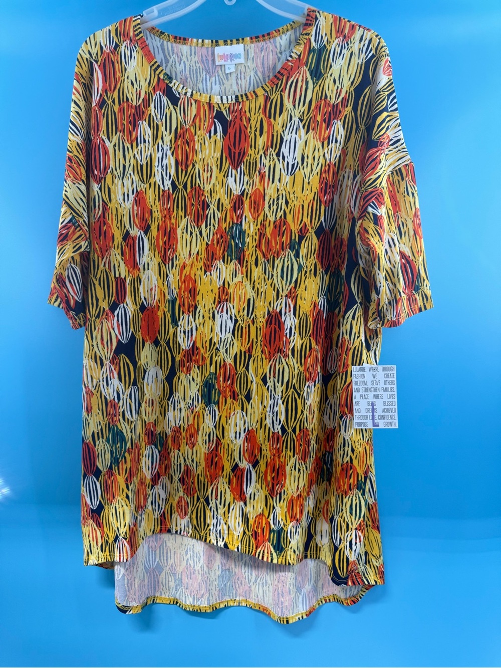 LuLaRoe Multicolor Abstract Tunic